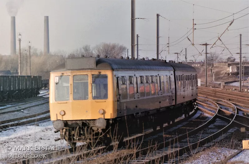 Class 108 DMU at Springs Branch Junction, Wigan