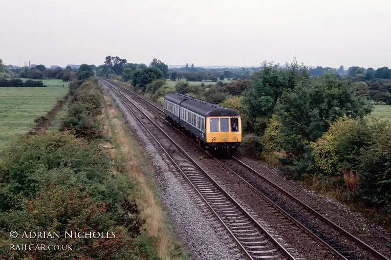 Class 108 DMU at Egginton