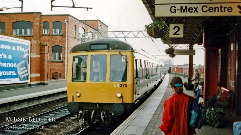 Class 108 DMU at Manchester Deansgate