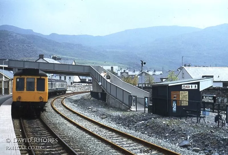 Class 108 DMU at Blaenau Ffestiniog