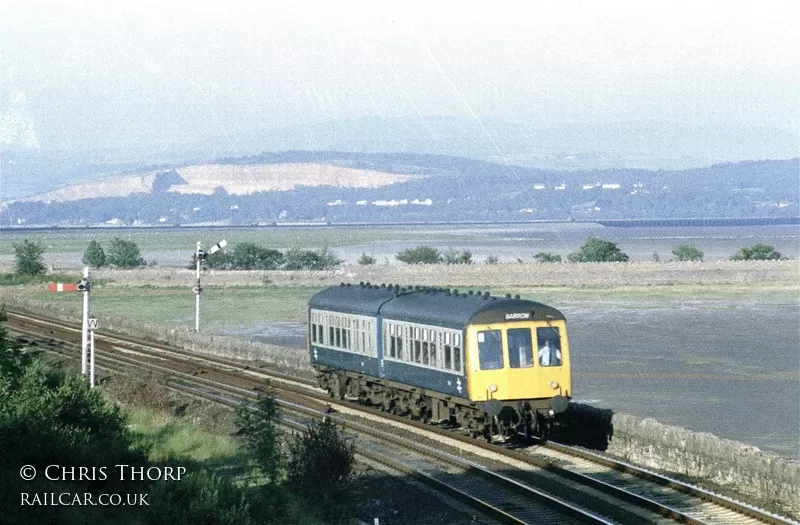 Class 108 DMU at Grange-over-Sands