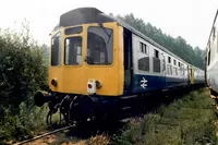 Class 110 DMU at Snailwell