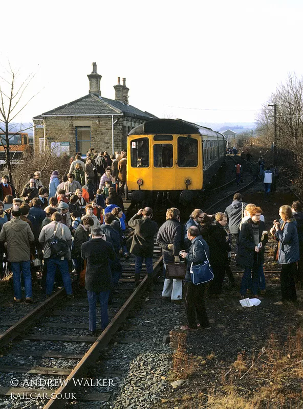 Class 110 DMU at Clayton West