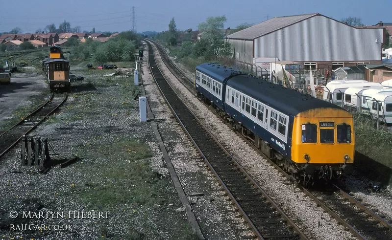 Class 111 DMU at Lostock Hall