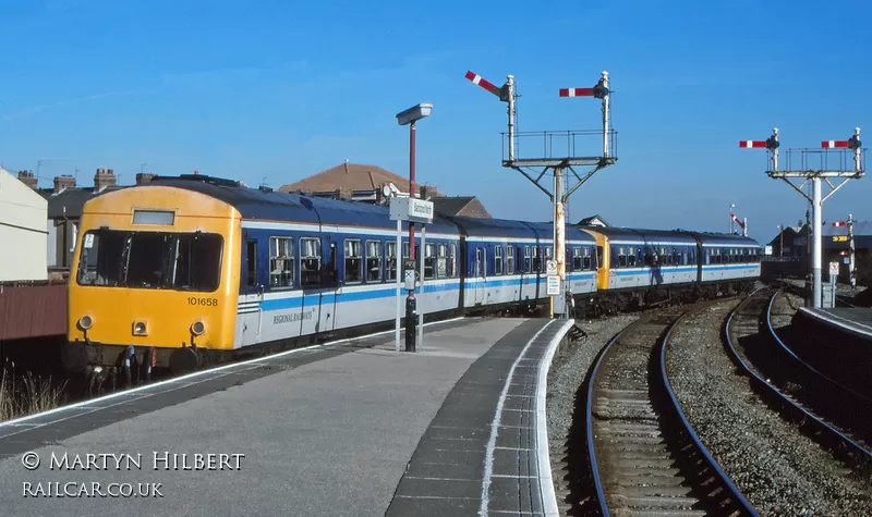 Class 111 DMU at Blackpool North