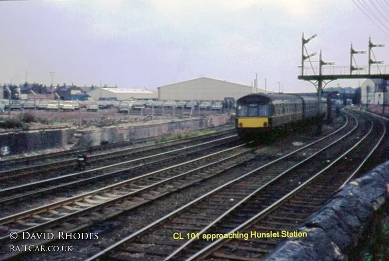 Class 111 DMU at Balm Road, Hunslet