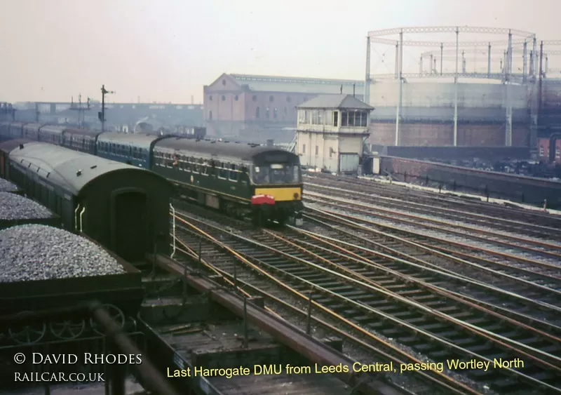 Class 111 DMU at Holbeck Low Level