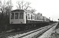 Class 114 DMU at Shireoaks East Junction