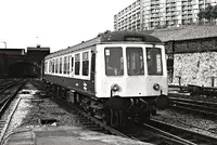 Class 114 DMU at Sheffield