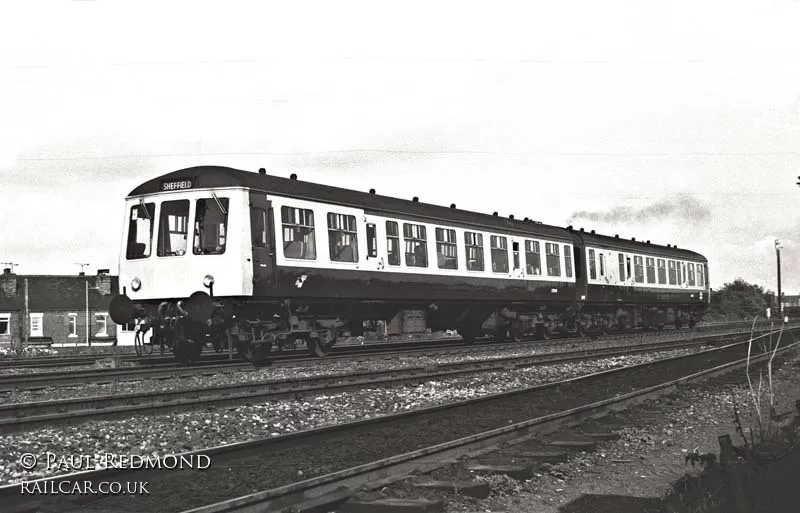 Class 114 DMU at Worksop