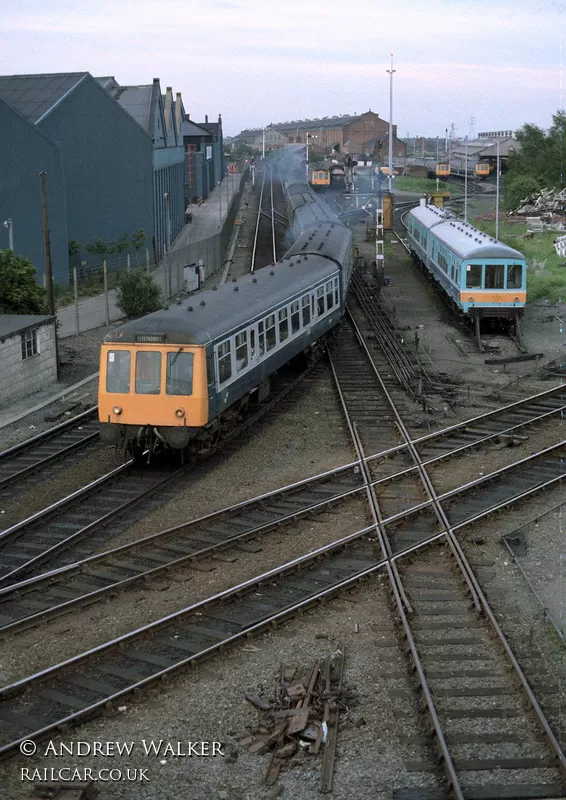 Class 114 DMU at Pelham Street Junction, Lincoln