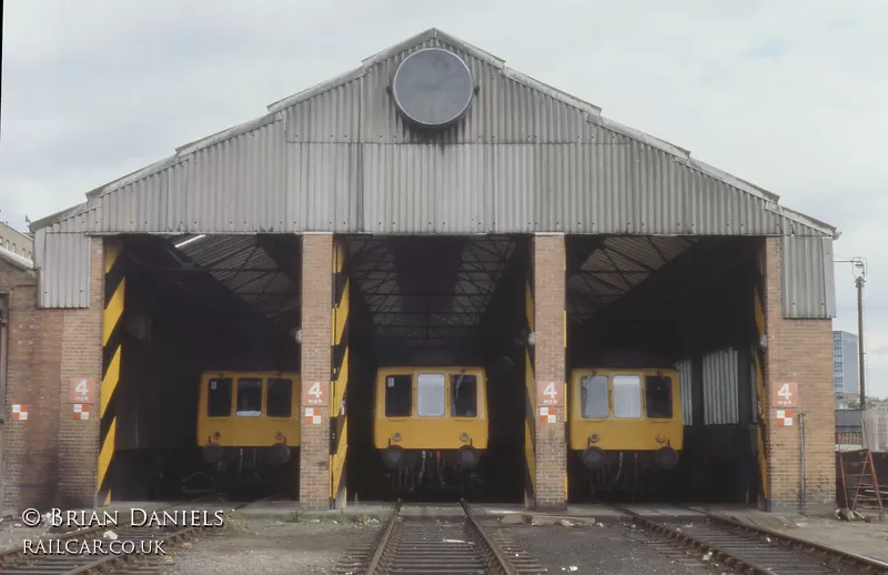 Class 115 DMU at Marylebone depot