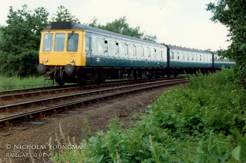 Class 115 DMU at Ely North Junction