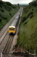 Class 116 DMU at Merryhill Tunnel