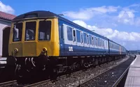 Class 116 DMU at Lostock Hall