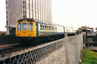 Class 116 DMU at Cardiff Queen Street