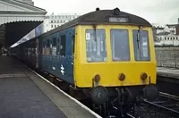 Class 116 DMU at Bitmingham Moor Street stn.