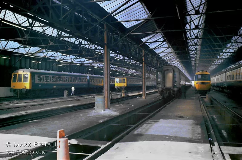 Class 116 DMU at Cardiff Canton depot