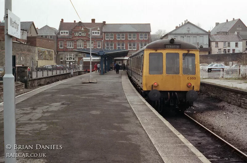 Class 116 DMU at Merthyr