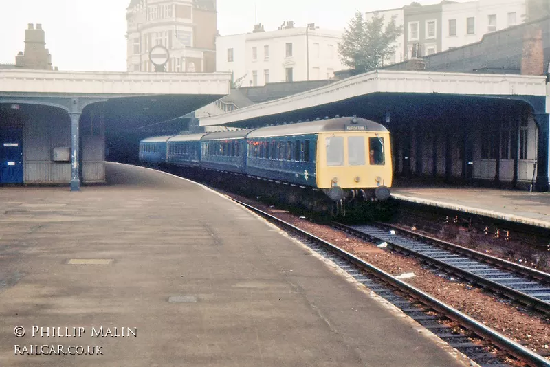 Class 116 DMU at Kentish Town