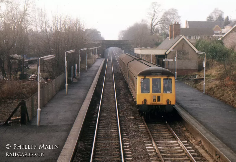 Class 116 DMU at Barnt Green