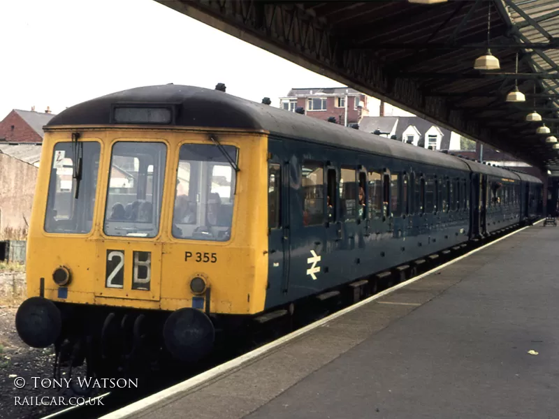 Class 116 DMU at Exmouth