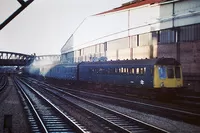 Class 117 DMU at London Paddington