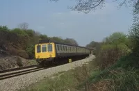 Class 117 DMU at Heyford