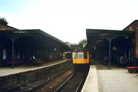 Class 117 DMU at Cheltenham Spa