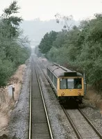 Class 117 DMU at near Betchworth