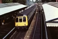 Class 118 DMU at Shirley