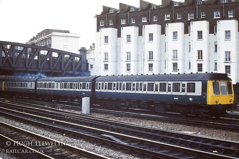 Class 117 DMU at London Paddington