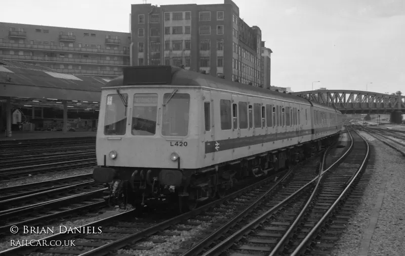 Class 117 DMU at London Paddington