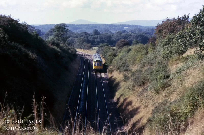 Class 117 DMU at Merryhill Tunnel