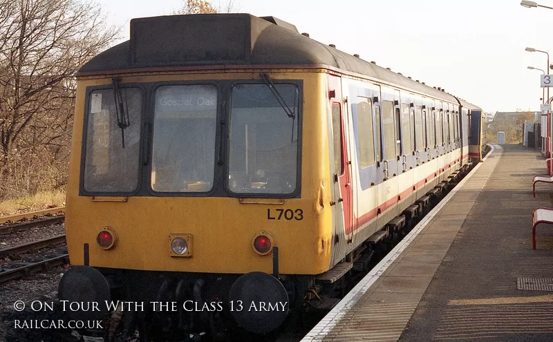 Class 117 DMU at Gospel Oak