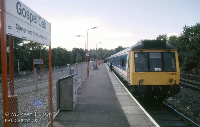 Class 117 DMU at Gospel Oak