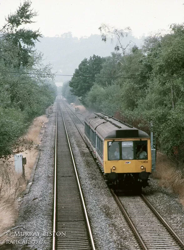 Class 117 DMU at near Betchworth