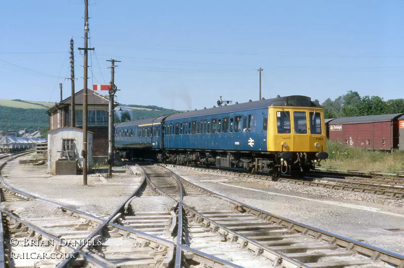 Class 118 DMU at St Blazey