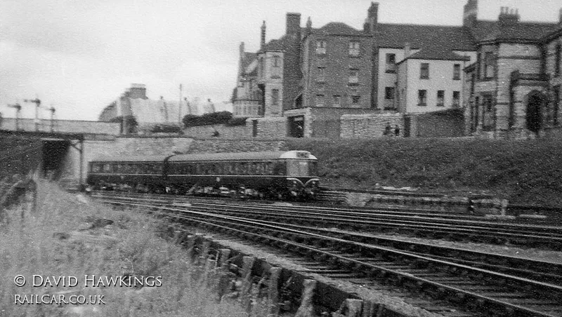 Class 118 DMU at Plymouth North Road