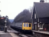 Class 119 DMU at Betchworth