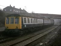 Class 119 DMU at Dorking Town