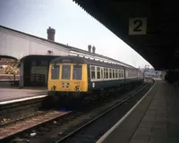 Class 119 DMU at Westbury