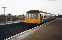 Class 119 DMU at Hooton