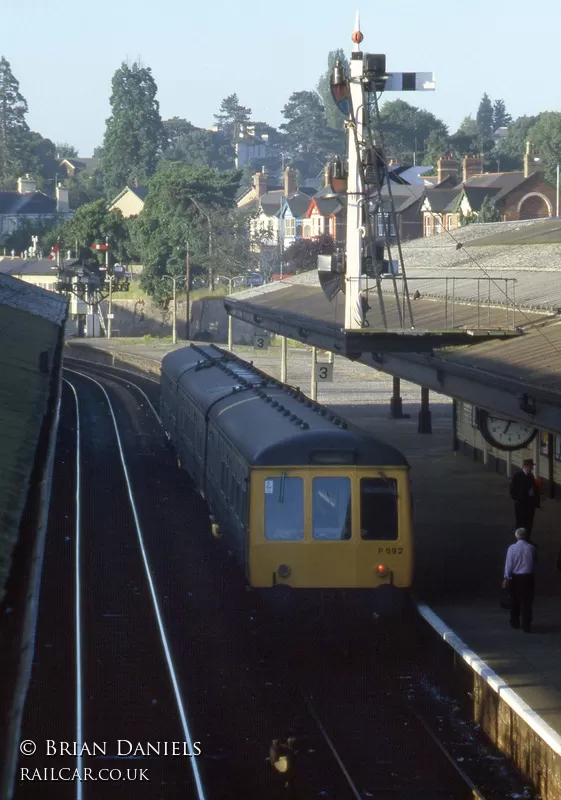 Class 119 DMU at Newton Abbot