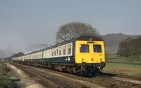 Class 120 DMU at Church Stretton