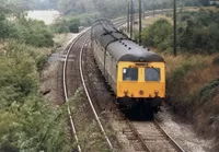 Class 120 DMU at near Croft