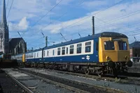 Class 120 DMU at Croft Street Sidings, Preston