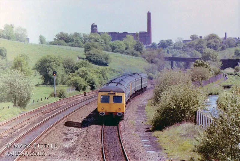 Class 120 DMU at Ladybridge Lane, Bolton