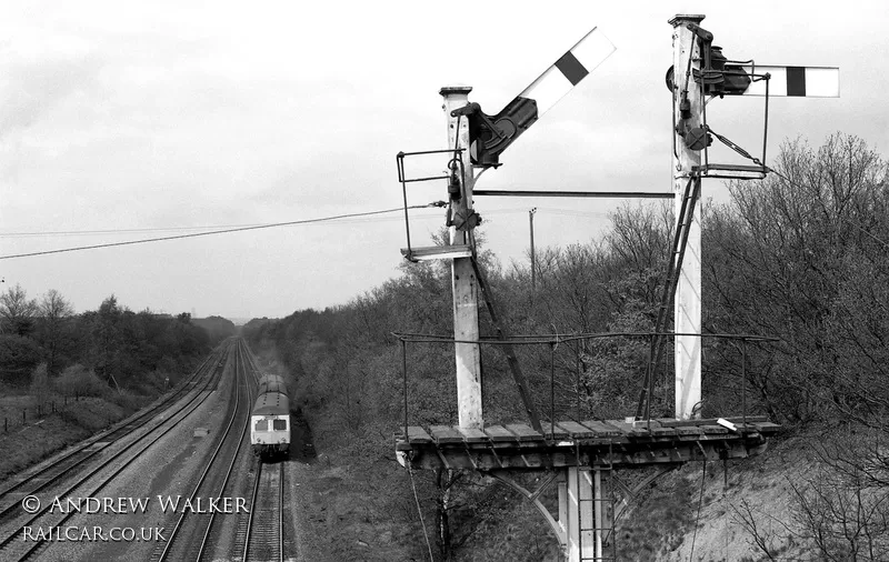 Class 120 DMU at Royston Junction