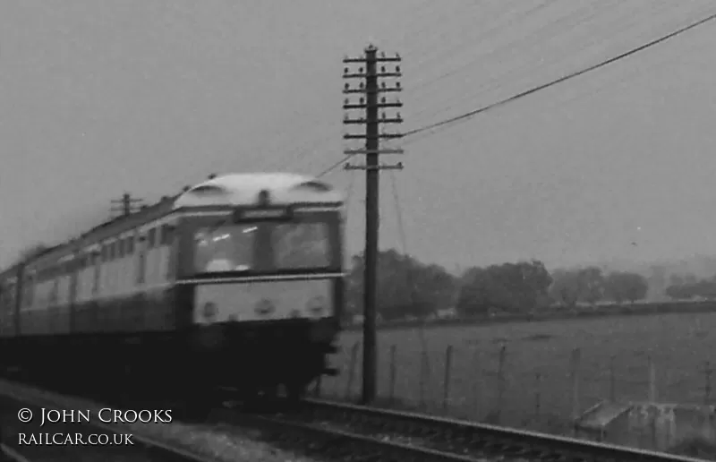 Class 120 DMU at Wellington Crossing, Herefordshire